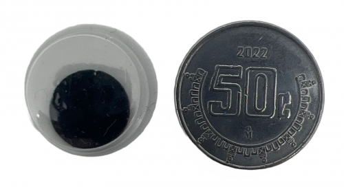 OJO MOVIBLE REDONDO 15MM C/ 1000 PIEZAS