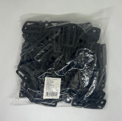 HEBILLA TRES PASOS RECTANGULAR 38MM C/100 PIEZAS