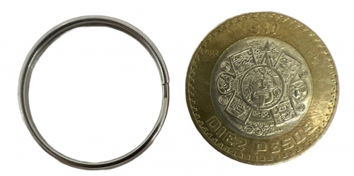 ARO LLAVERO ECONOMICO 28MM C/ 100 PIEZAS