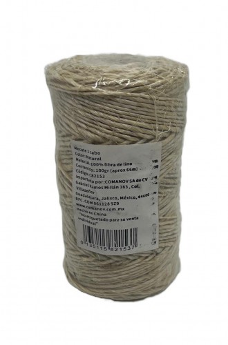 CORDON MECATE 1 CABO NATURAL C/100GR