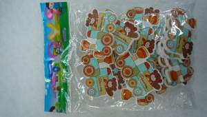 FIGURA MADERA TREN AZUL C/20 PIEZAS