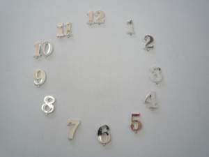 NUMEROS ORDINALES 2.5CM C/12