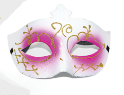 1/2 MASCARA DECORADA