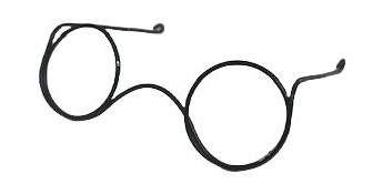 LENTES DE METAL  8CM