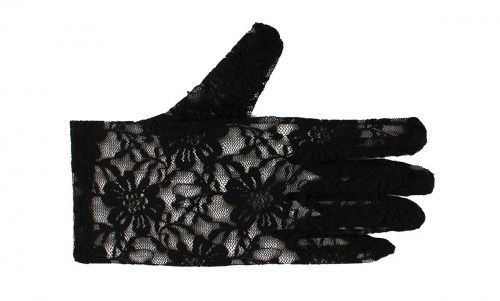 GUANTE DE ENCAJE ELASTICO 21CM