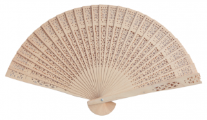 ABANICO MADERA 20CM