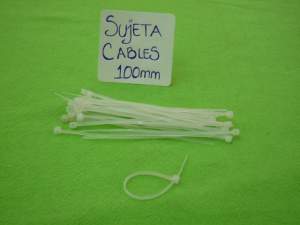SUJETA CABLES 100MM C/1000