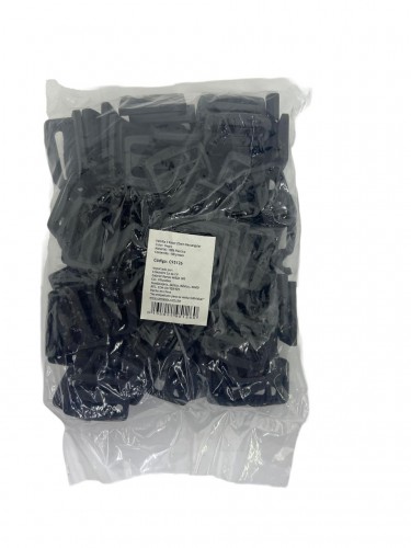 HEBILLA TRES PASOS RECTANGULAR 25MM C/100 PIEZAS