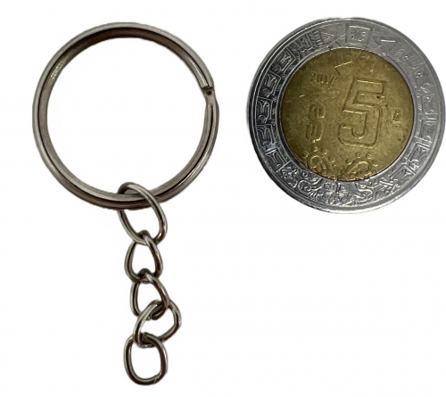 ARO LLAVERO C/CCADENA 25MM C/100 PIEZAS