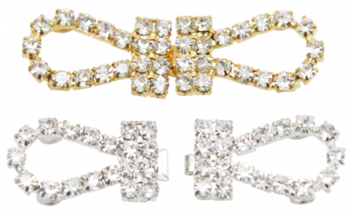 HEBILLA PEDRERIA MOÑO 5X1.5CM C/10 PIEZAS