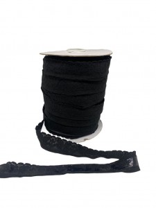 ENCAJE ELASTICO CON  ADHESIVO 25MM C/50M