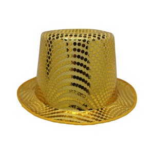 SOMBRERO BOMBIN CON LENTEJUELA